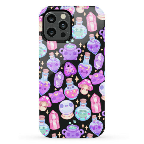 Kawaii Witchy Pattern Phone Case