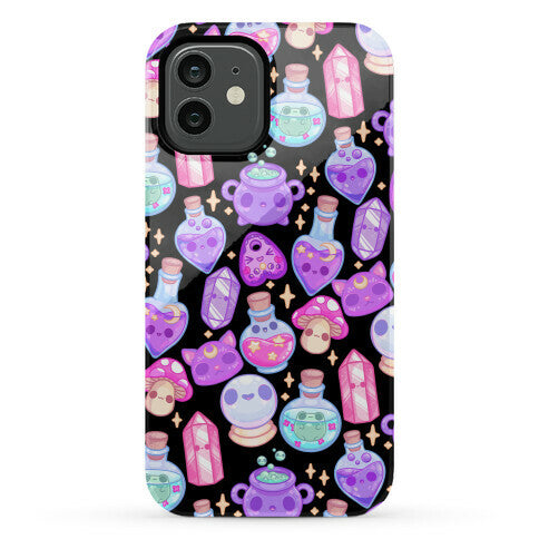 Kawaii Witchy Pattern Phone Case