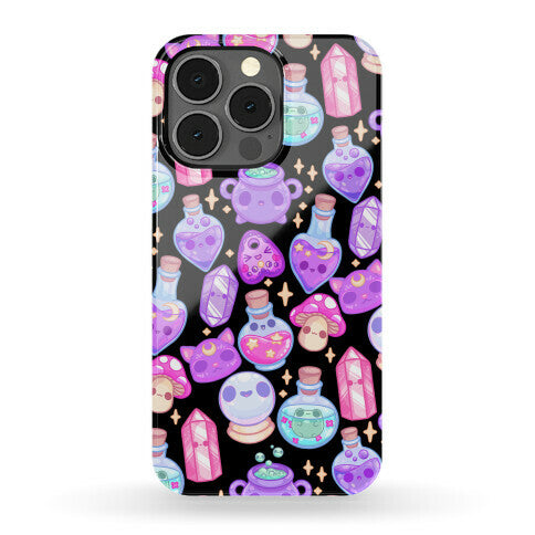 Kawaii Witchy Pattern Phone Case