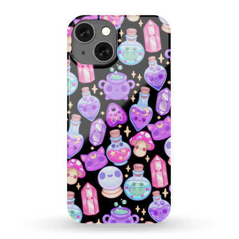 Kawaii Witchy Pattern Phone Case