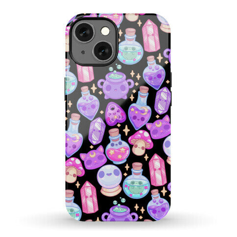 Kawaii Witchy Pattern Phone Case