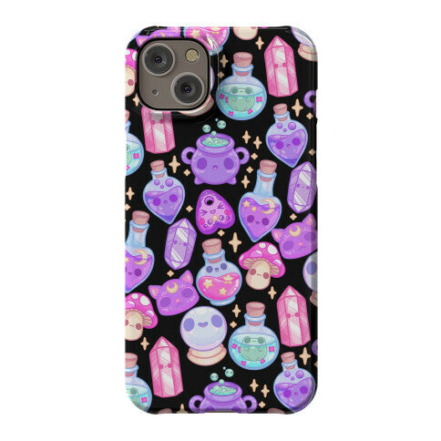 Kawaii Witchy Pattern Phone Case