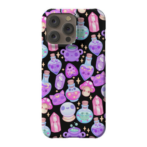 Kawaii Witchy Pattern Phone Case