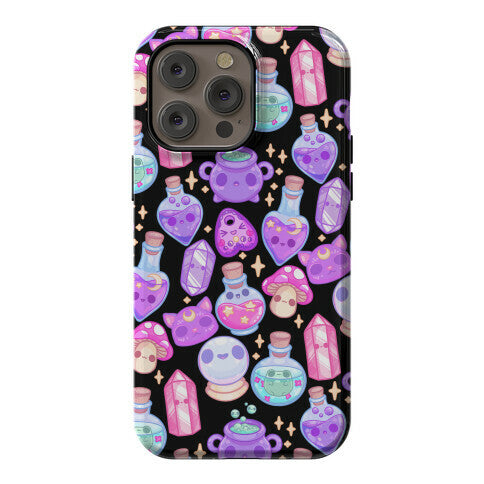 Kawaii Witchy Pattern Phone Case