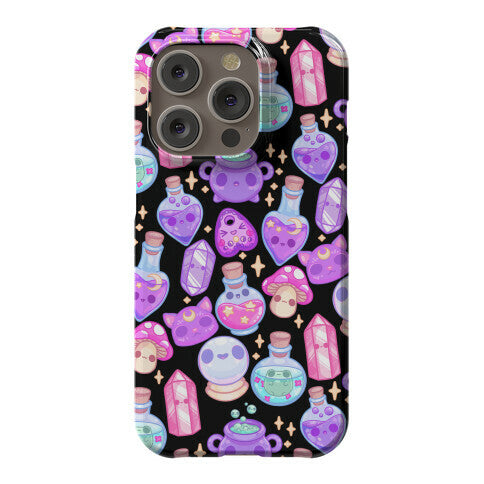 Kawaii Witchy Pattern Phone Case