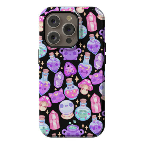 Kawaii Witchy Pattern Phone Case