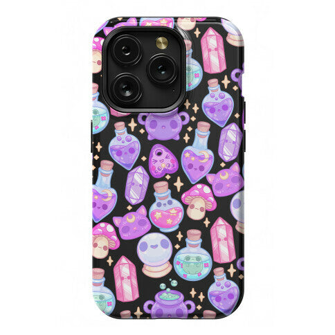 Kawaii Witchy Pattern Phone Case