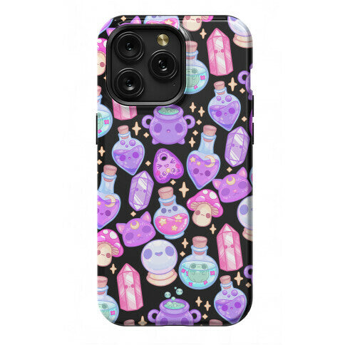 Kawaii Witchy Pattern Phone Case