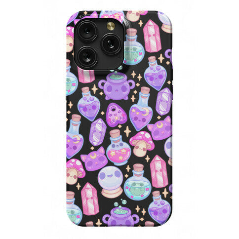 Kawaii Witchy Pattern Phone Case