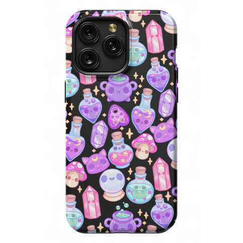 Kawaii Witchy Pattern Phone Case