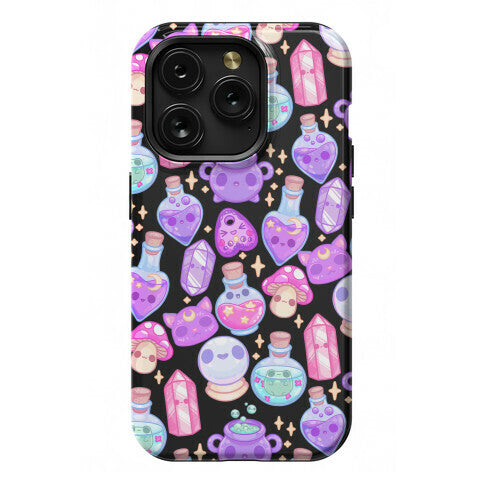 Kawaii Witchy Pattern Phone Case