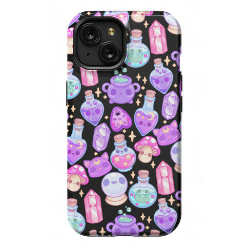 Kawaii Witchy Pattern Phone Case