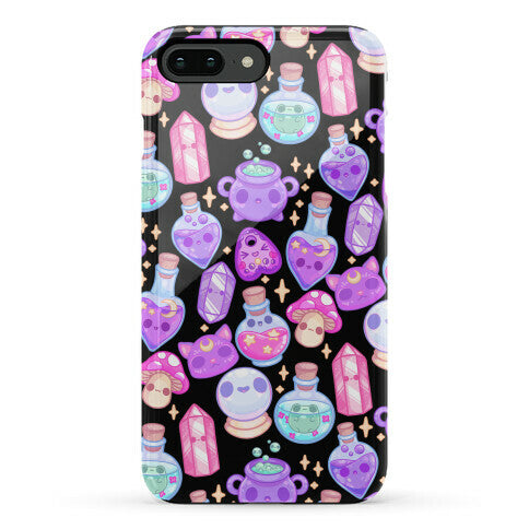 Kawaii Witchy Pattern Phone Case