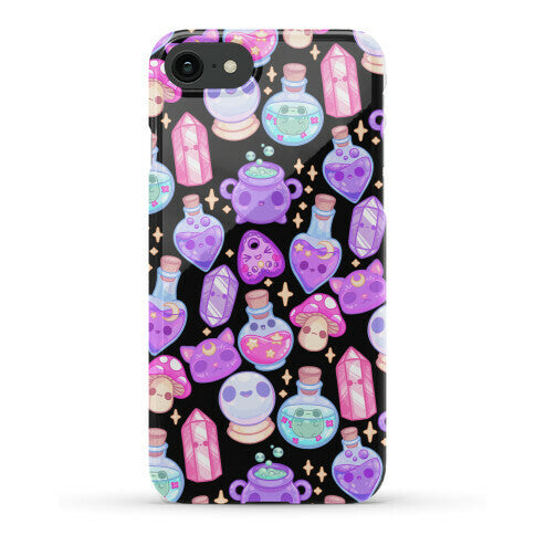 Kawaii Witchy Pattern Phone Case