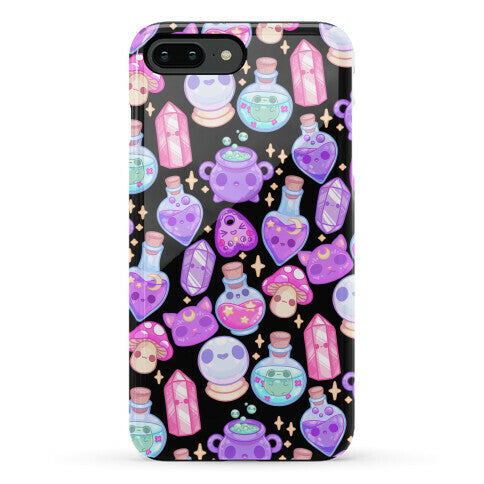 Kawaii Witchy Pattern Phone Case
