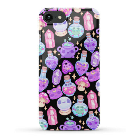 Kawaii Witchy Pattern Phone Case
