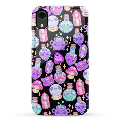 Kawaii Witchy Pattern Phone Case