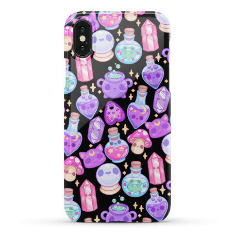 Kawaii Witchy Pattern Phone Case
