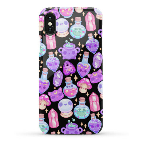 Kawaii Witchy Pattern Phone Case