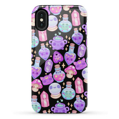 Kawaii Witchy Pattern Phone Case