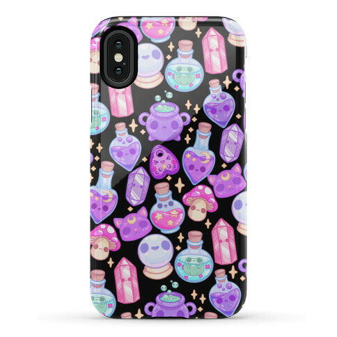 Kawaii Witchy Pattern Phone Case