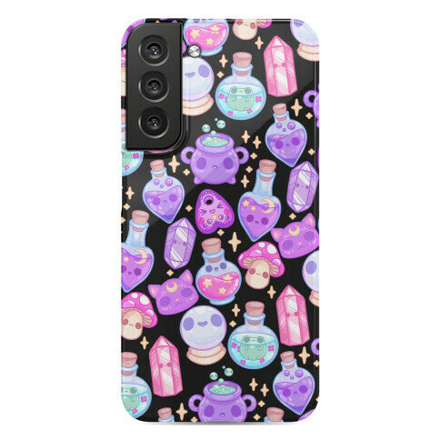 Kawaii Witchy Pattern Phone Case