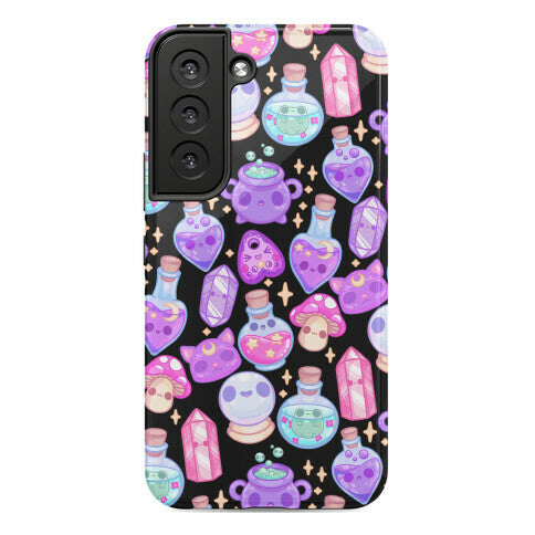 Kawaii Witchy Pattern Phone Case