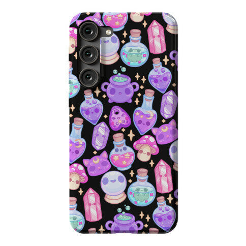 Kawaii Witchy Pattern Phone Case