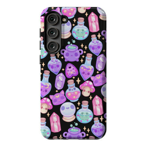 Kawaii Witchy Pattern Phone Case