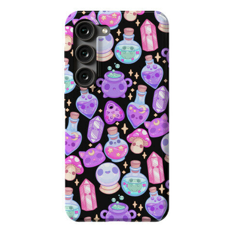 Kawaii Witchy Pattern Phone Case
