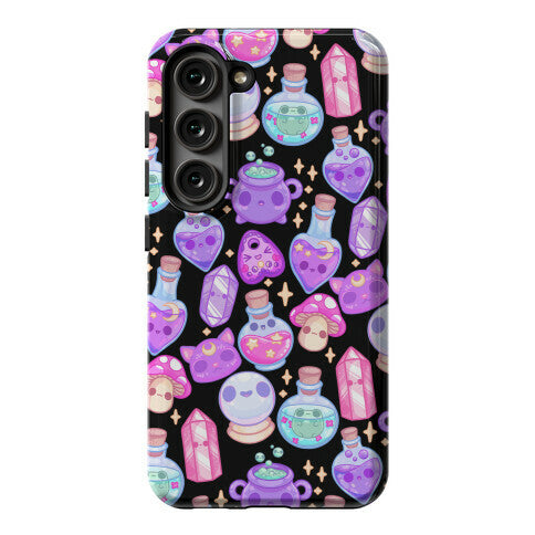 Kawaii Witchy Pattern Phone Case