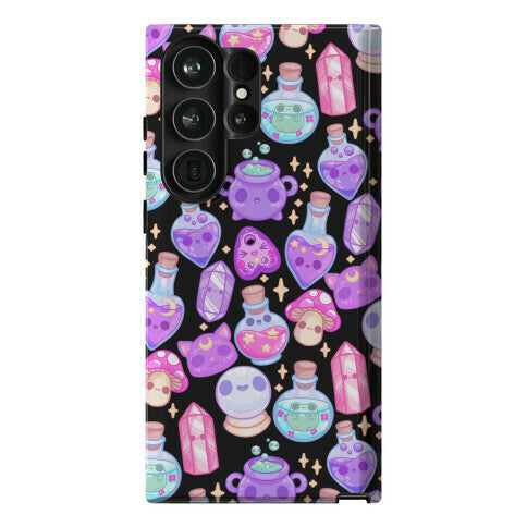 Kawaii Witchy Pattern Phone Case