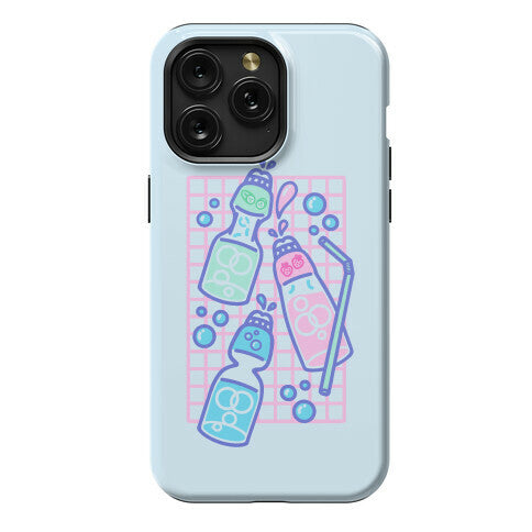 NSFW Pastel Penis Ramune Soda Bottles Phone Case