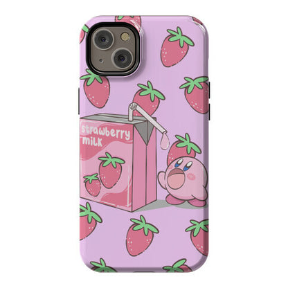 Strawberry Milk Kirby Parody Phone Case