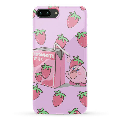 Strawberry Milk Kirby Parody Phone Case