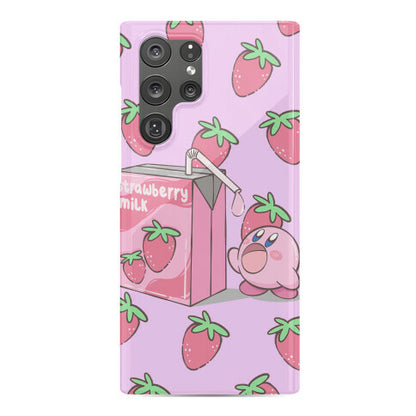 Strawberry Milk Kirby Parody Phone Case