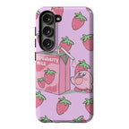 Strawberry Milk Kirby Parody Phone Case