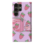 Strawberry Milk Kirby Parody Phone Case