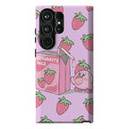 Strawberry Milk Kirby Parody Phone Case