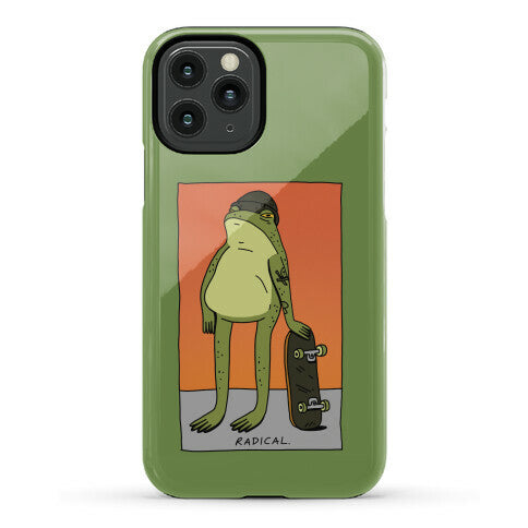 Radical Frog Skater Phone Case