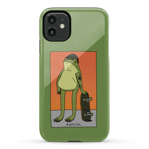 Radical Frog Skater Phone Case