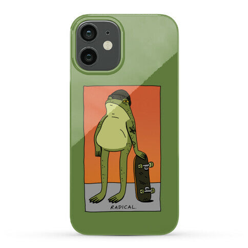 Radical Frog Skater Phone Case