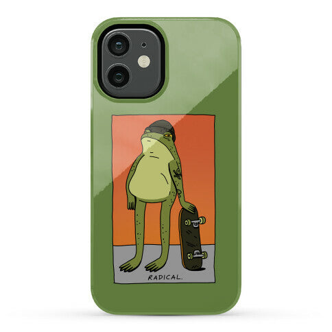 Radical Frog Skater Phone Case