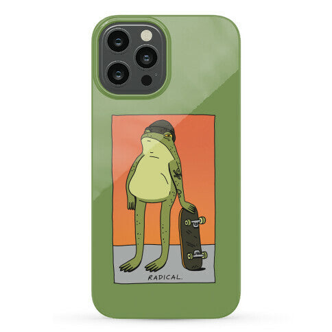 Radical Frog Skater Phone Case