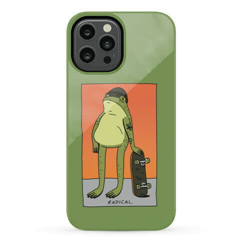 Radical Frog Skater Phone Case