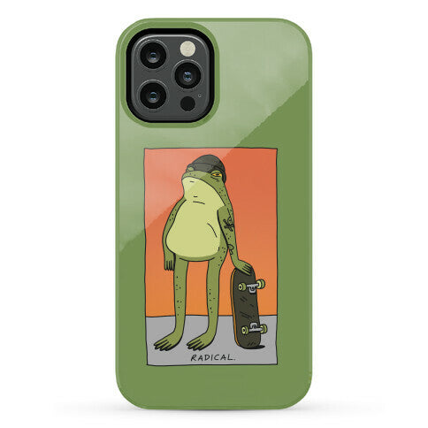 Radical Frog Skater Phone Case