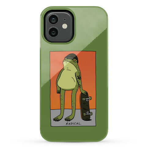 Radical Frog Skater Phone Case