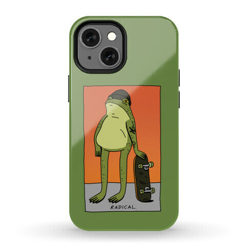 Radical Frog Skater Phone Case