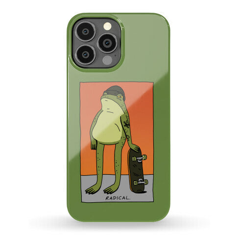 Radical Frog Skater Phone Case