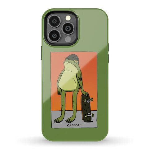 Radical Frog Skater Phone Case